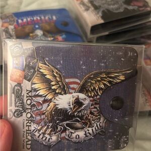 Motorhead Eagle Print Wallet